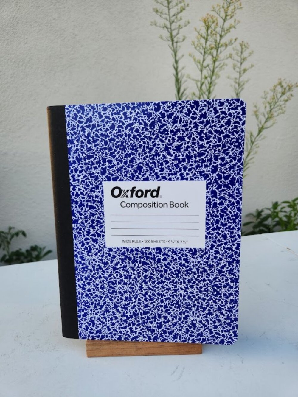 1 Oxford Composition Notebook 9.75 x 7.5" School Journal Wide Ruled Paper School